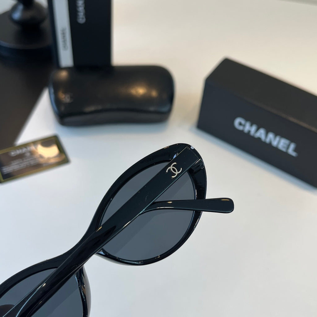Chanel Cat-Eye Silver Lens Sunglasses for Men & Women - 486660 - detail image 7