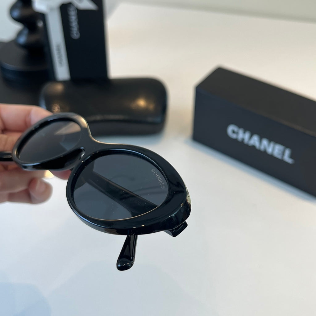 Chanel Cat-Eye Silver Lens Sunglasses for Men & Women - 486660 - detail image 6