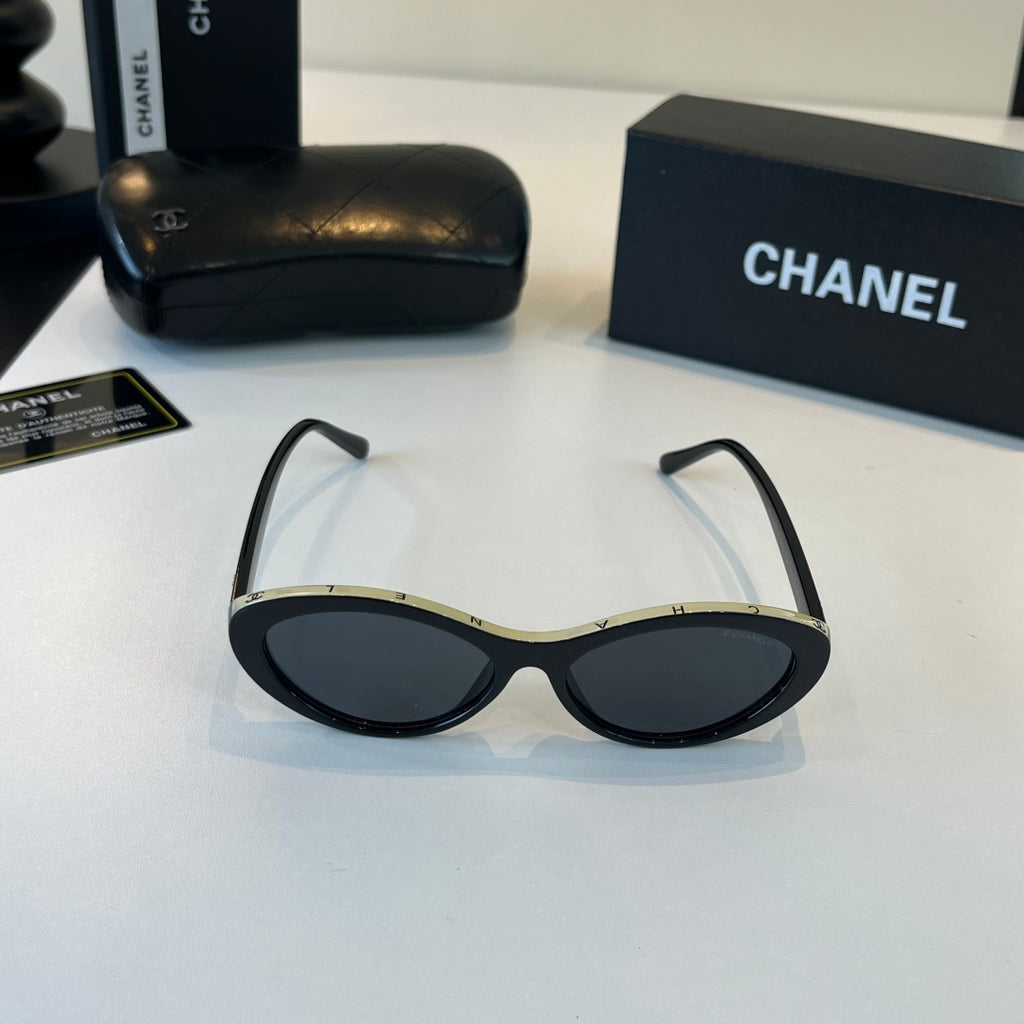Chanel Cat-Eye Silver Lens Sunglasses for Men & Women - 486660 - detail image 2