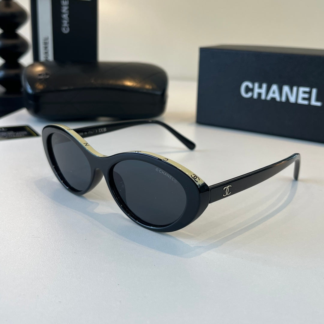 Chanel Cat-Eye Silver Lens Sunglasses for Men & Women - 486660 - detail image 3