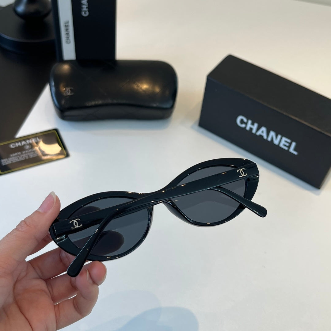 Chanel Cat-Eye Silver Lens Sunglasses for Men & Women - 486660 - detail image 8