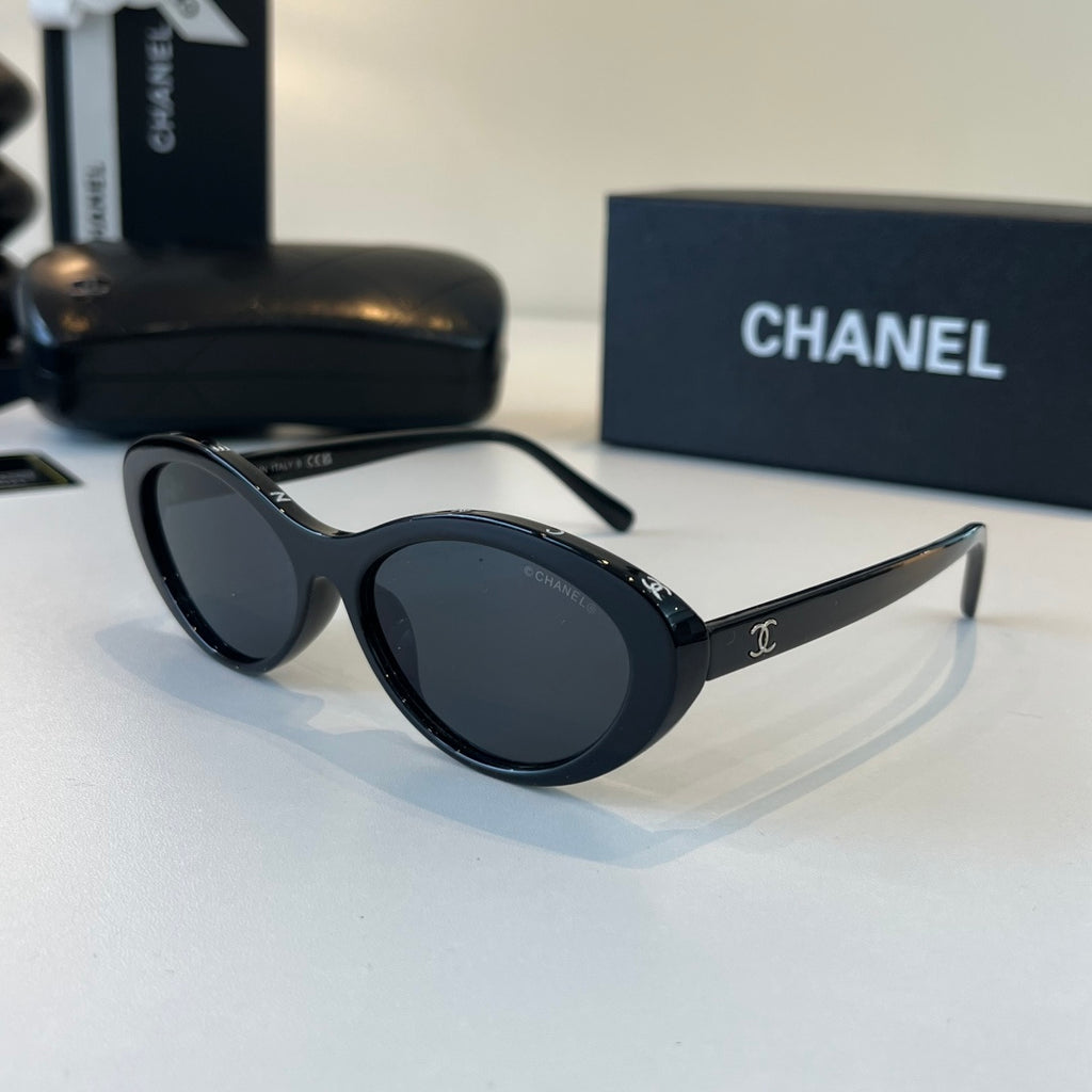 Chanel Cat-Eye Silver Lens Sunglasses for Men & Women - 486661 - detail image 3