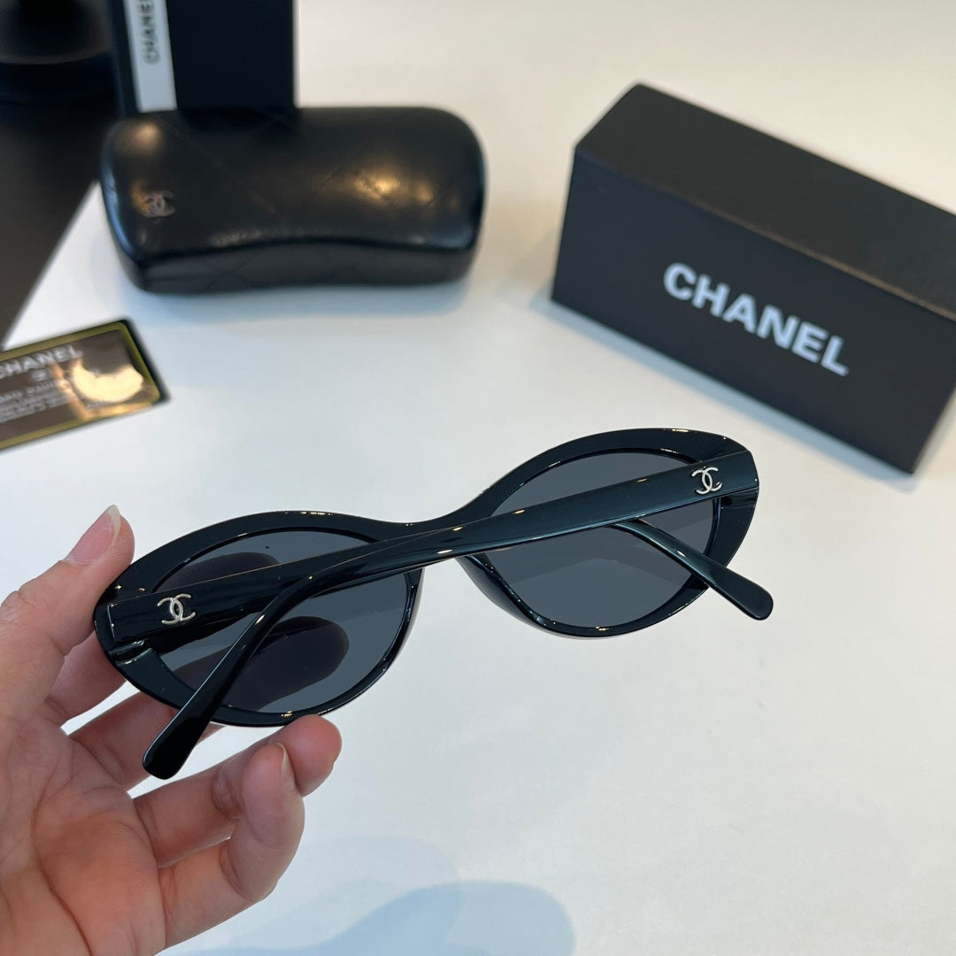 Chanel Cat-Eye Silver Lens Sunglasses for Men & Women - 486661 - detail image 8