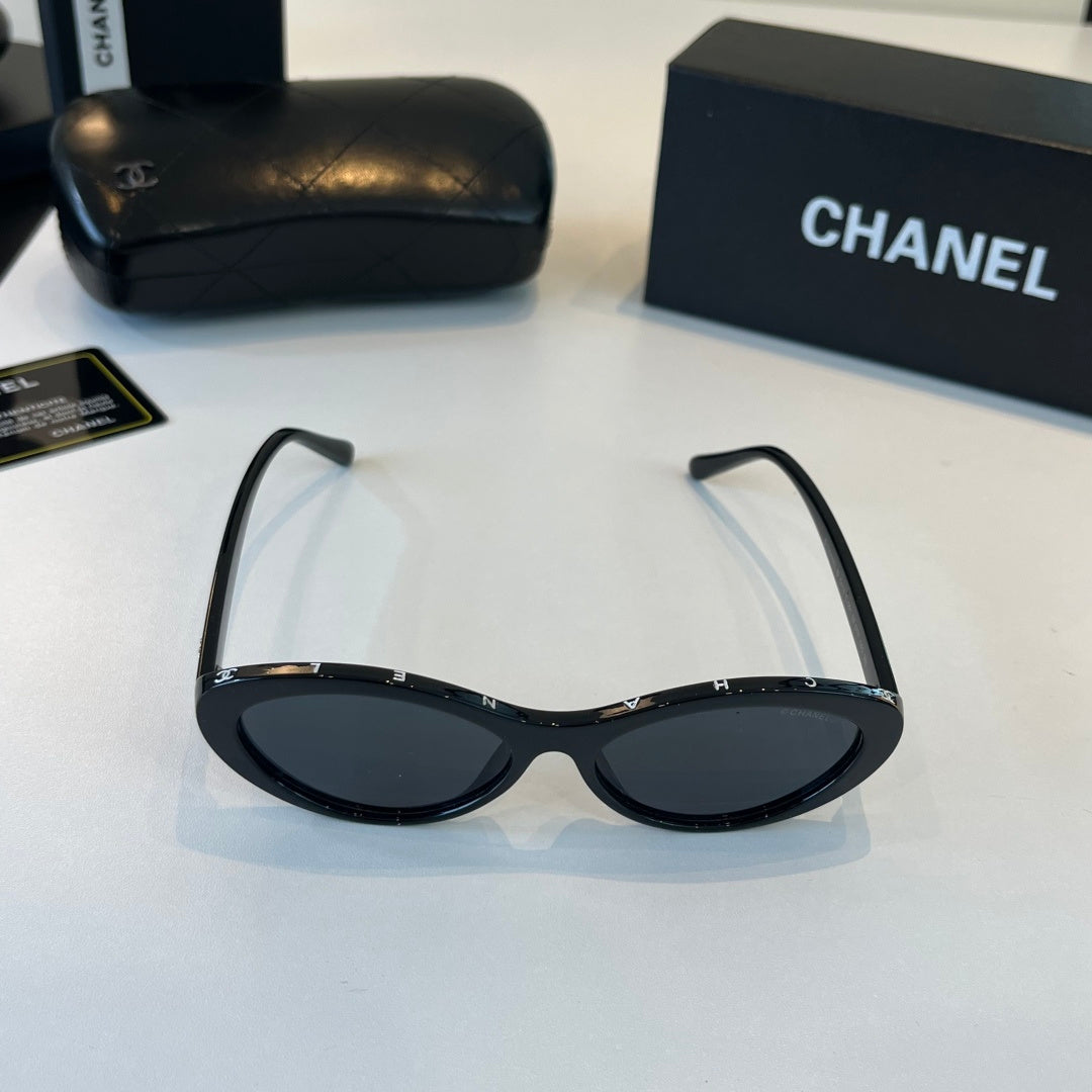 Chanel Cat-Eye Silver Lens Sunglasses for Men & Women - 486661 - detail image 2