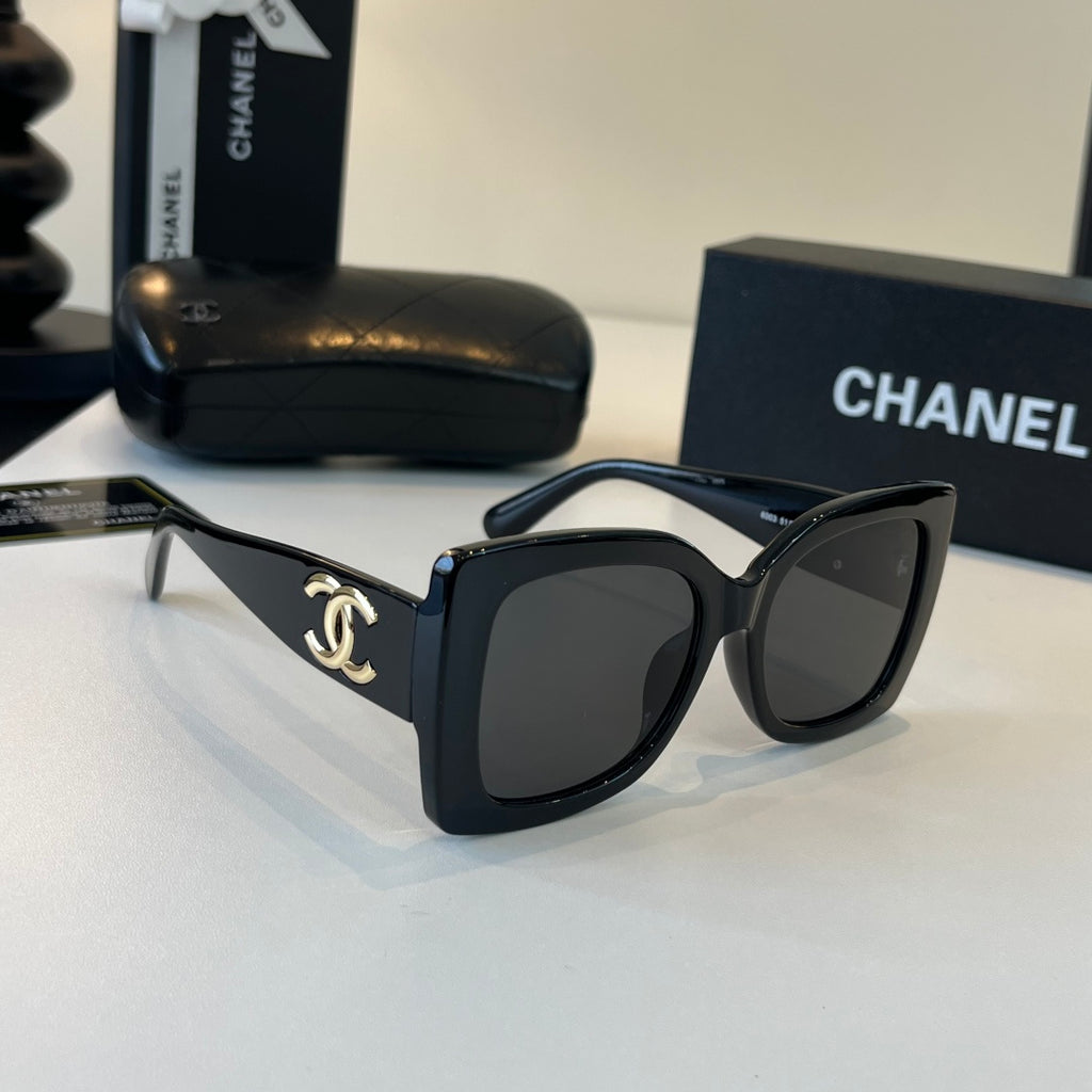 Chanel Fashion Black Lens Sunglasses for Men & Women - 486664