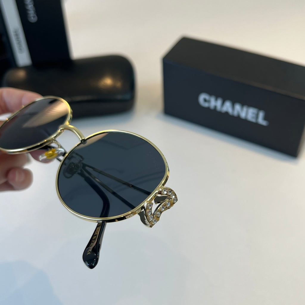 Chanel Metal Fashion Silver Lens Sunglasses for Men & Women - 486667 - detail image 7