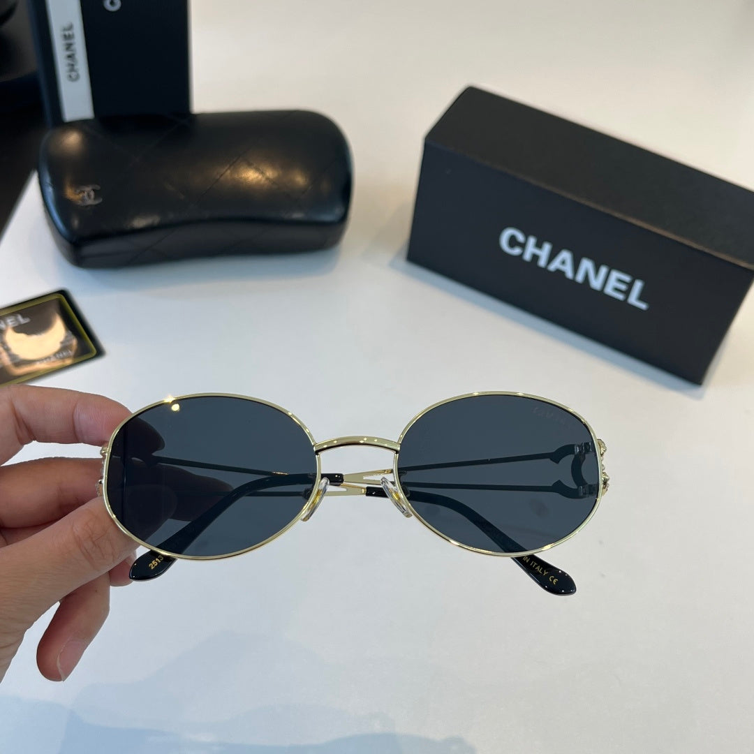 Chanel Metal Fashion Silver Lens Sunglasses for Men & Women - 486667 - detail image 6