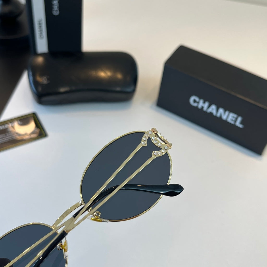 Chanel Metal Fashion Silver Lens Sunglasses for Men & Women - 486667 - detail image 8