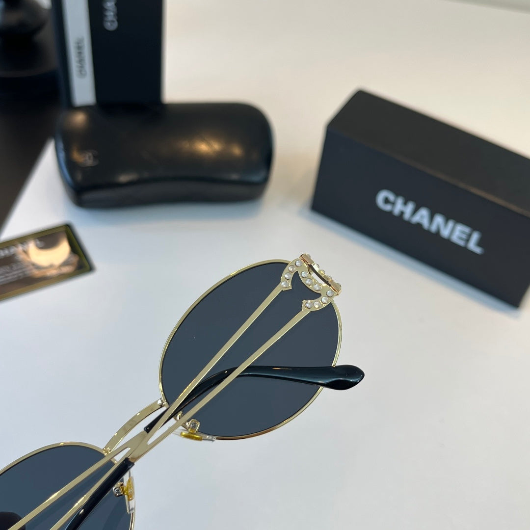 Chanel Metal Fashion Silver Lens Sunglasses for Men & Women - 486667 - detail image 8