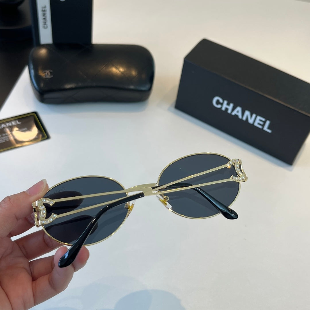 Chanel Metal Fashion Silver Lens Sunglasses for Men & Women - 486667 - detail image 9