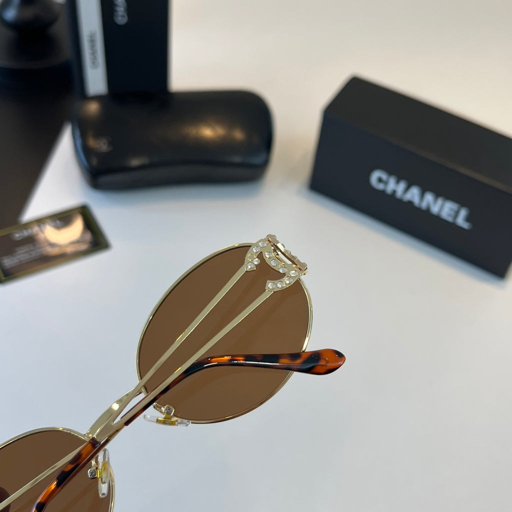 Chanel Metal Fashion Brown Lens Sunglasses for Men & Women - 486668 - detail image 7