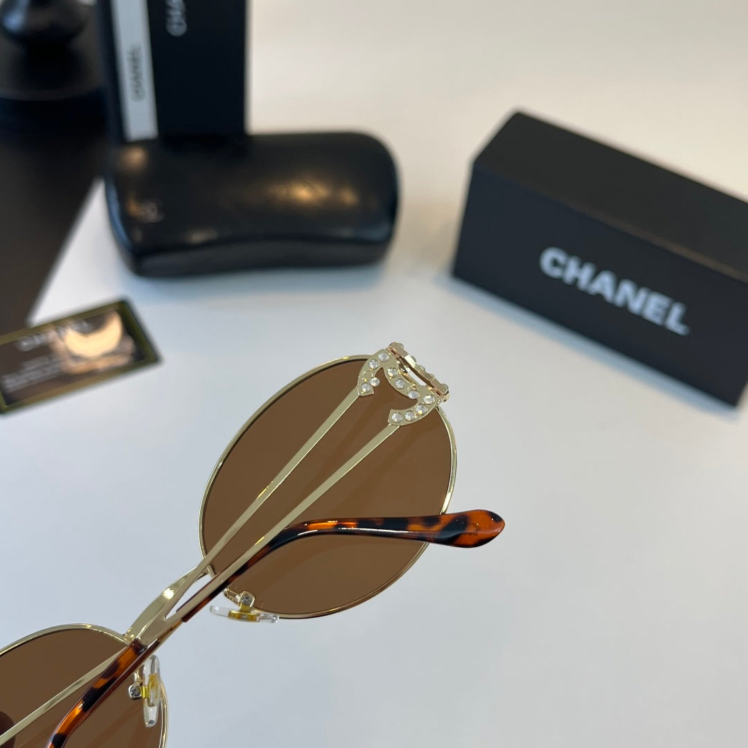 Chanel Metal Fashion Brown Lens Sunglasses for Men & Women - 486668 - detail image 7