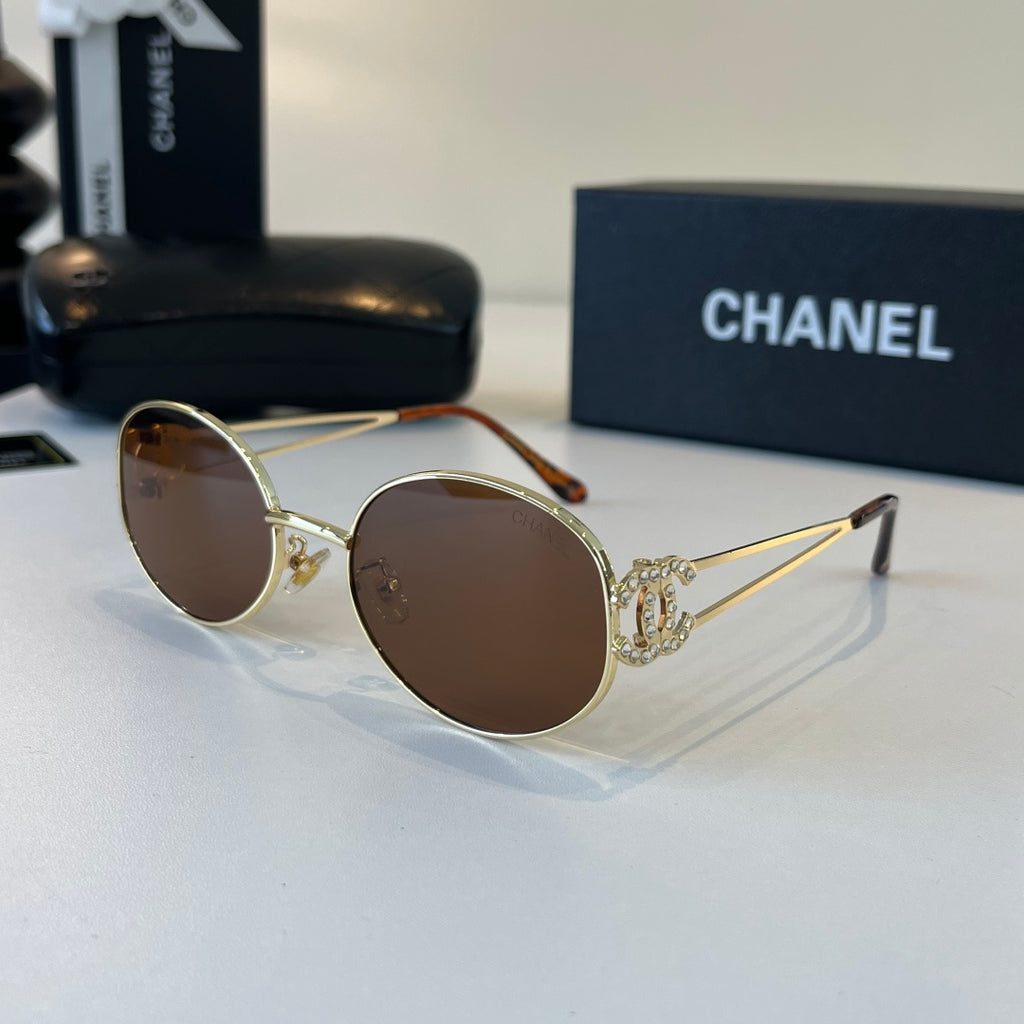 Chanel Metal Fashion Brown Lens Sunglasses for Men & Women - 486668 - detail image 3