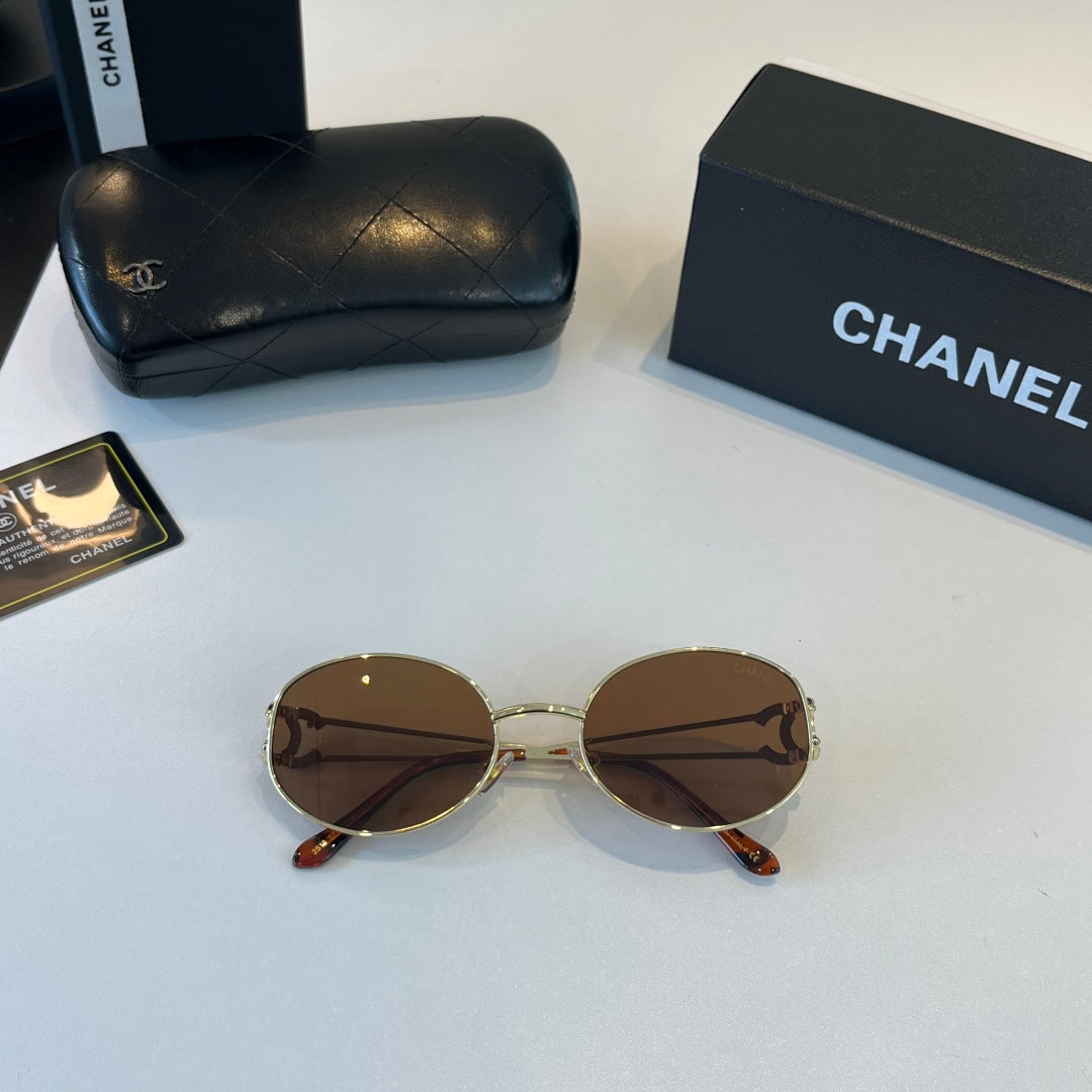 Chanel Metal Fashion Brown Lens Sunglasses for Men & Women - 486668 - detail image 4