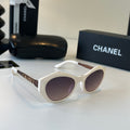 Chanel Fashion Silver Lens Sunglasses for Men & Women - 493442