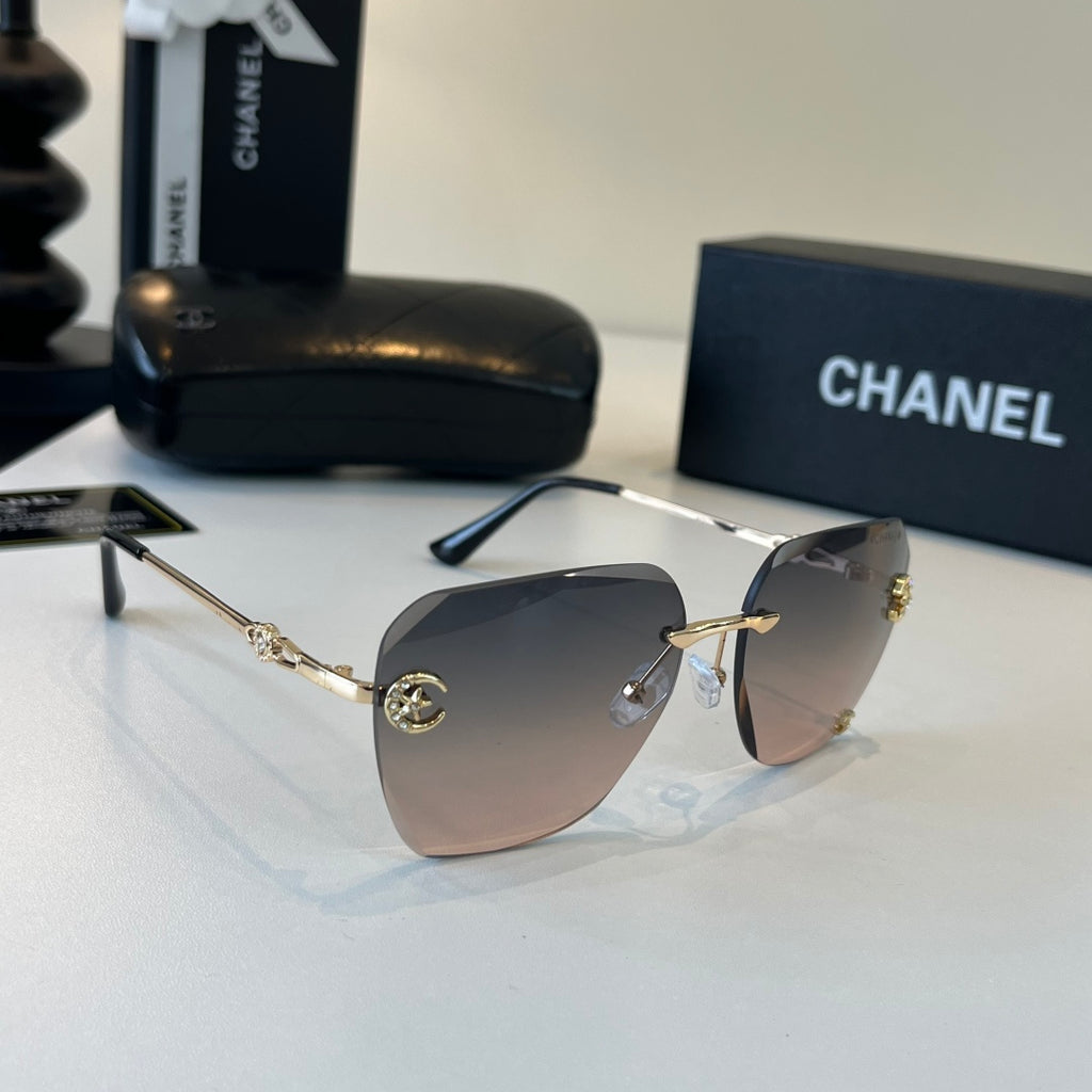 Chanel Fashion Silver Lens Sunglasses for Men & Women - 493446