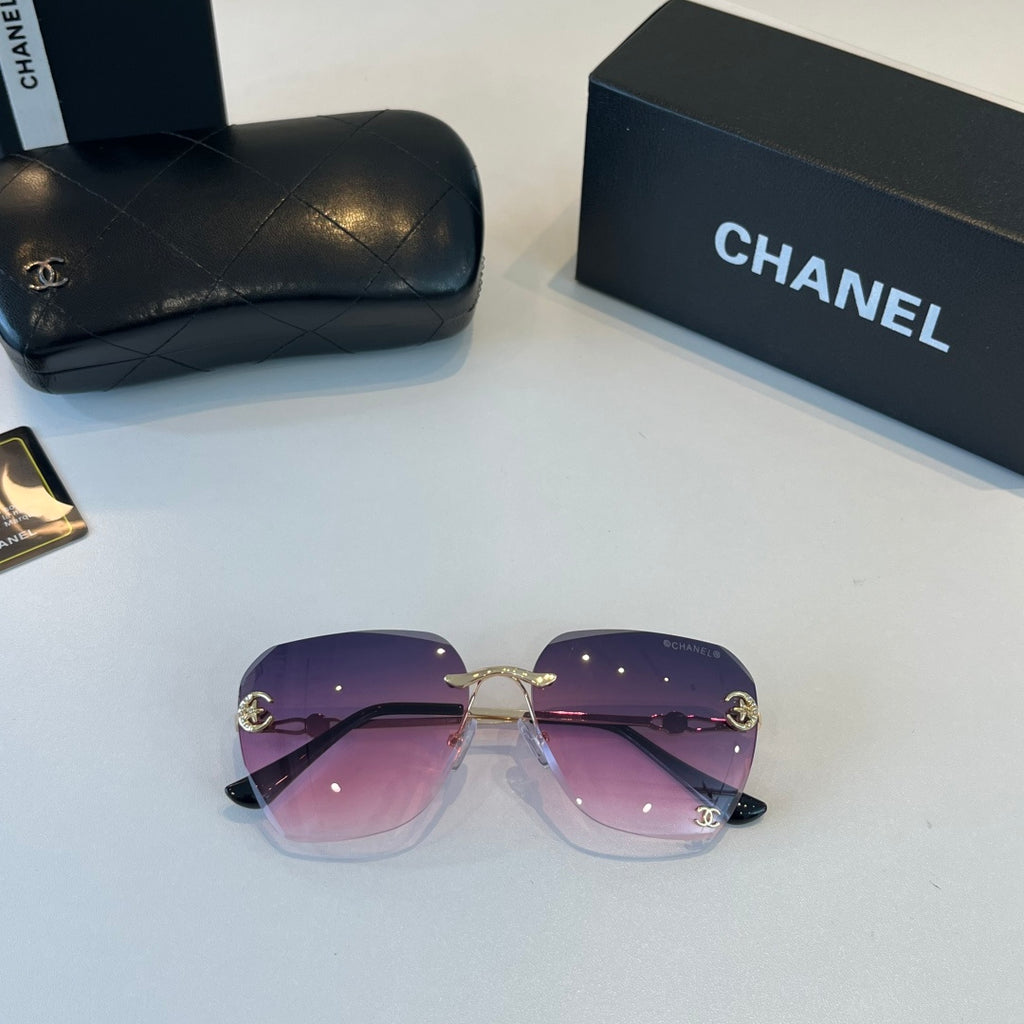 Chanel Fashion Purple Lens Sunglasses for Men & Women - detail image 8