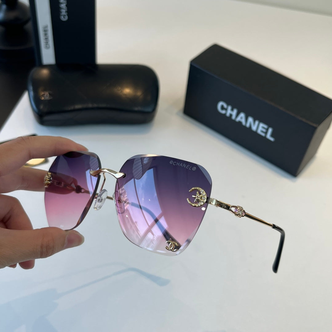 Chanel Fashion Purple Lens Sunglasses for Men & Women - detail image 10