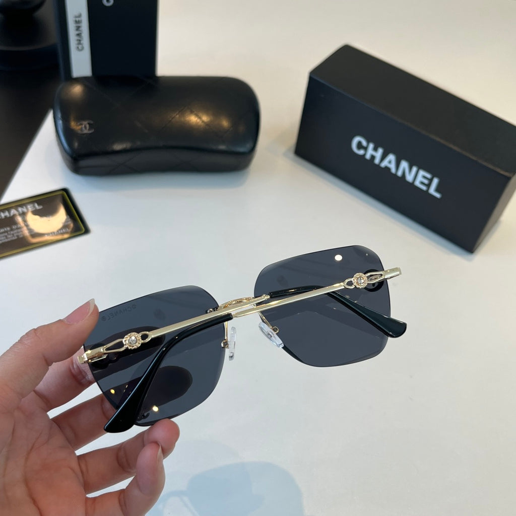 Chanel Fashion Silver Lens Sunglasses for Men & Women - 493448 - detail image 8