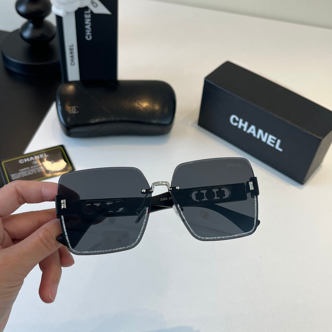 Chanel Fashion Black Lens Sunglasses for Men & Women - 493449 - detail image 6