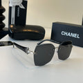 Chanel Fashion Black Lens Sunglasses for Men & Women - 493450