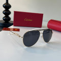 Cartier Lightweight Metal Rimless Silver Lens Sunglasses for Men & Wo - 465729