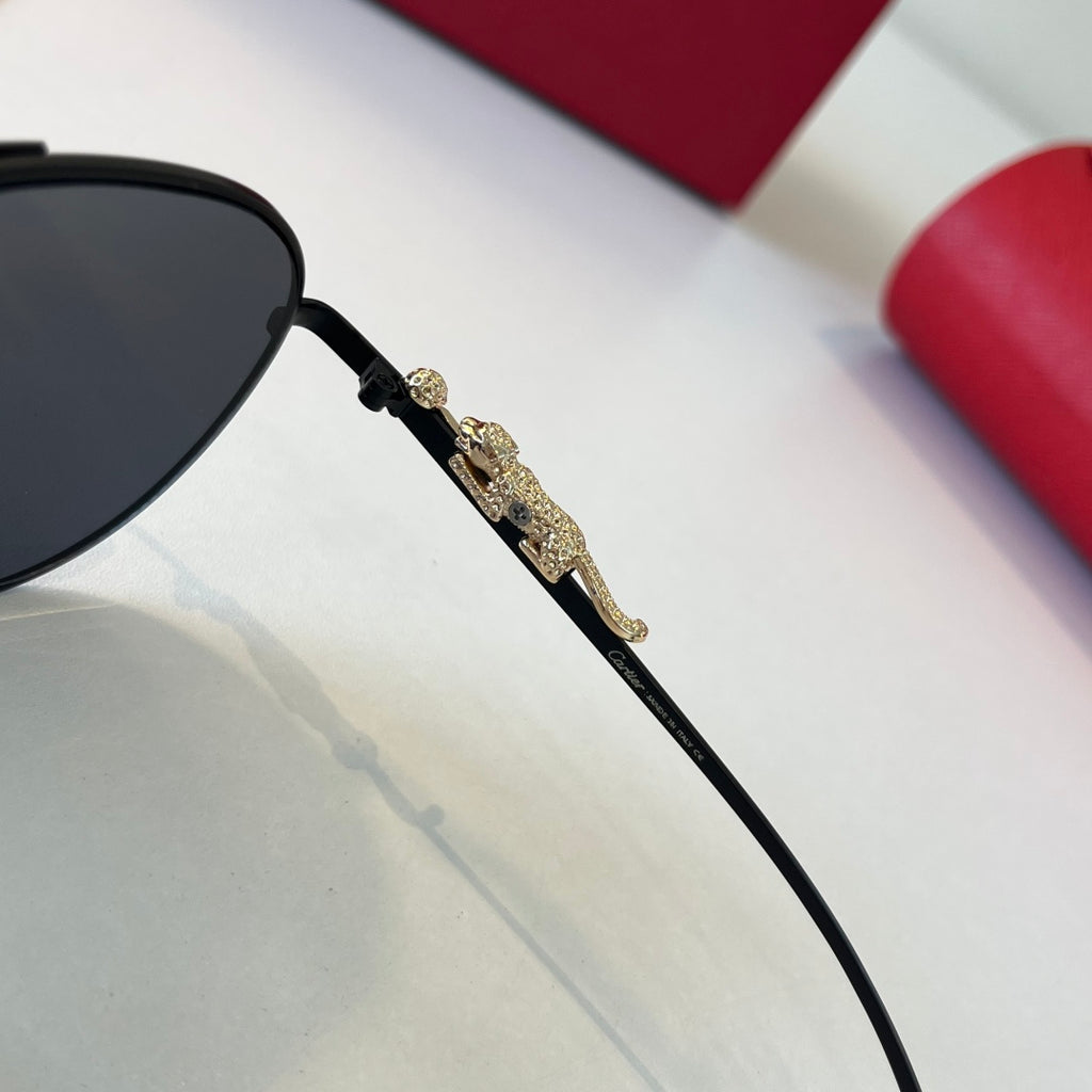 Cartier Lightweight Metal Rimless Silver Lens Sunglasses for Men & Wo - 465731 - detail image 10