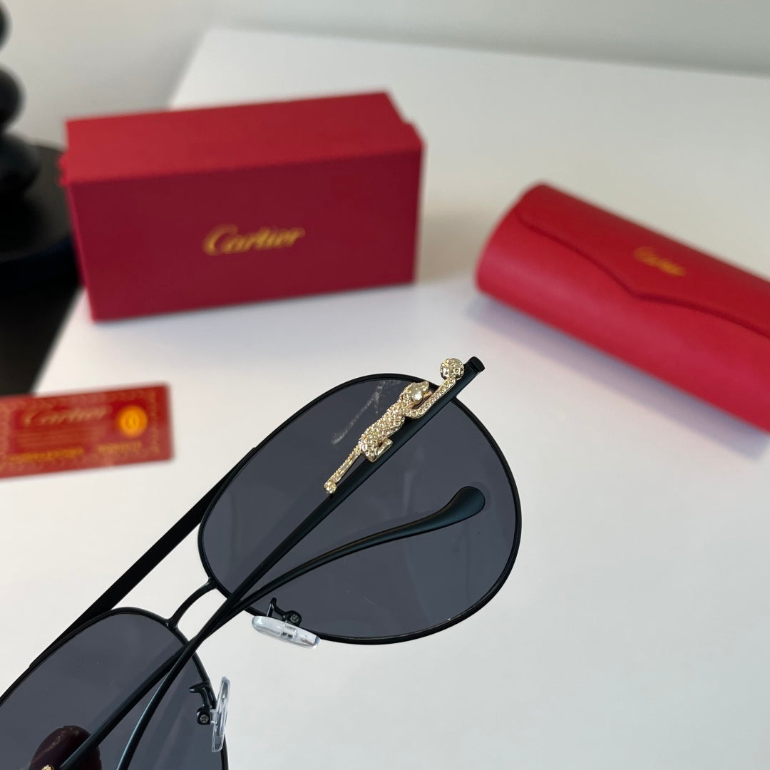 Cartier Lightweight Metal Rimless Silver Lens Sunglasses for Men & Wo - 465731 - detail image 6