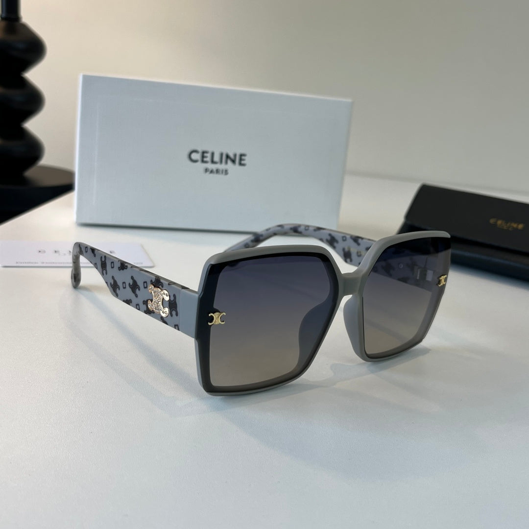 Celine Fashion Black Lens Sunglasses for Men & Women - 431944