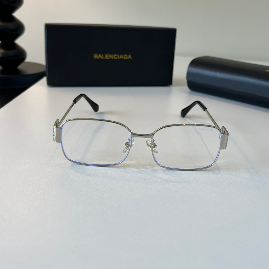 Balenciaga Rectangular Silver Lens Sunglasses for Men & Women - 466028 - detail image 2