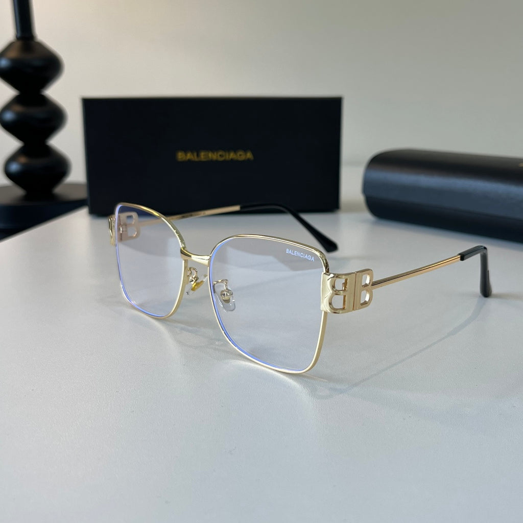 Balenciaga Rectangular Silver Lens Sunglasses for Men & Women - 466029 - detail image 3