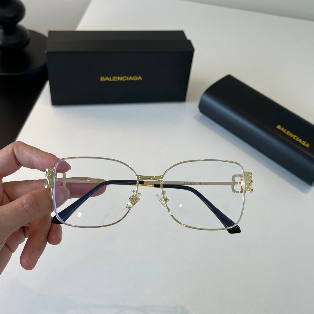 Balenciaga Rectangular Silver Lens Sunglasses for Men & Women - 466029 - detail image 5