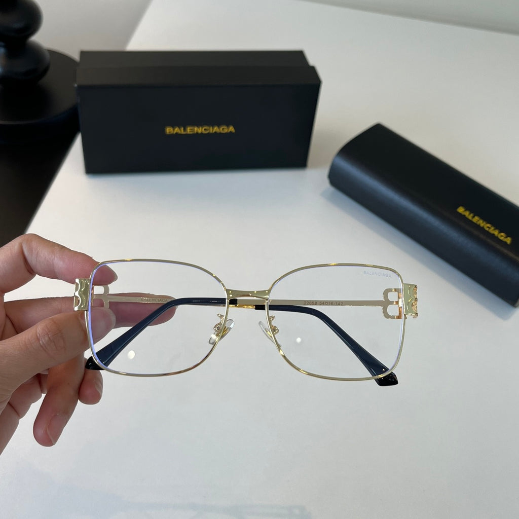 Balenciaga Rectangular Silver Lens Sunglasses for Men & Women - 358635 - detail image 5