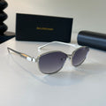 Balenciaga Rectangular Silver Lens Sunglasses for Men & Women - 466030