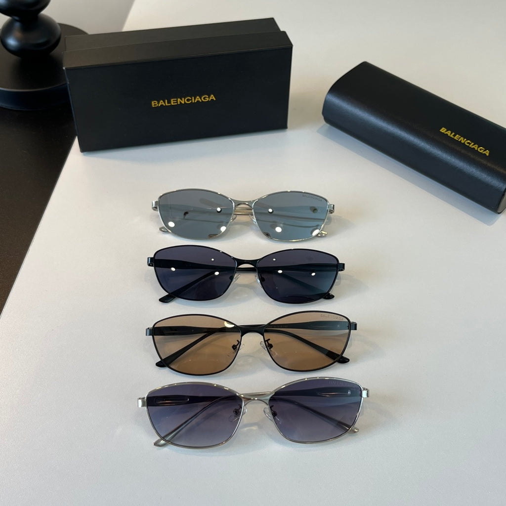Balenciaga Rectangular Silver Lens Sunglasses for Men & Women - 358639 - detail image 11