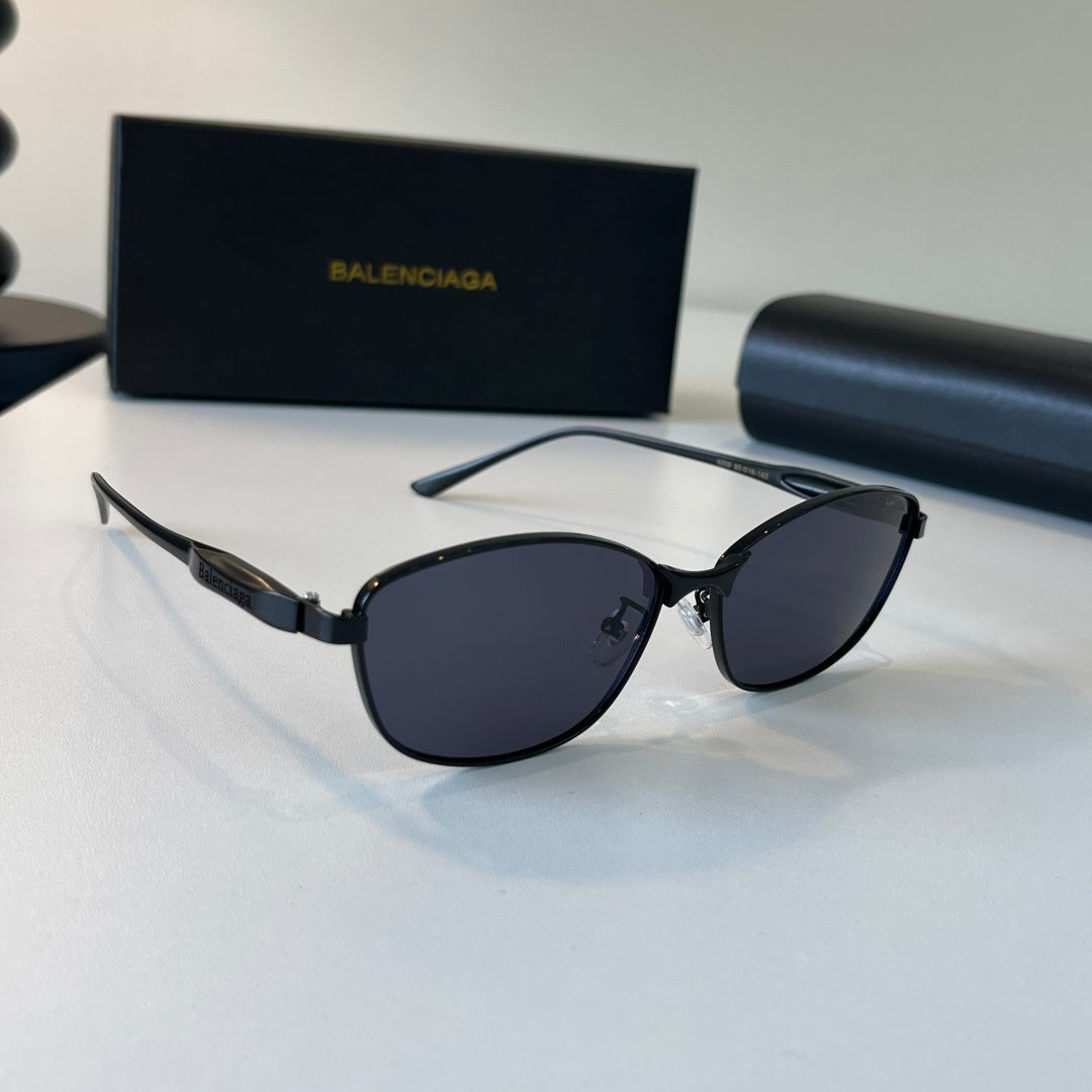 Balenciaga Rectangular Blue Lens Sunglasses for Men & Women - 358637