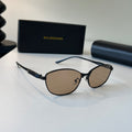 Balenciaga Rectangular Brown Lens Sunglasses for Men & Women - 466032