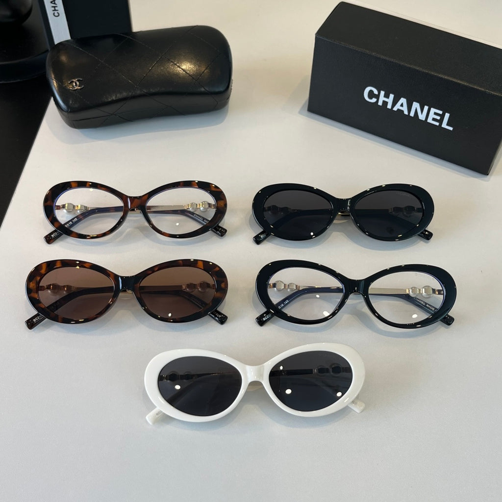 Chanel Cat-Eye Black Lens Sunglasses for Men & Women - 431524 - detail image 11