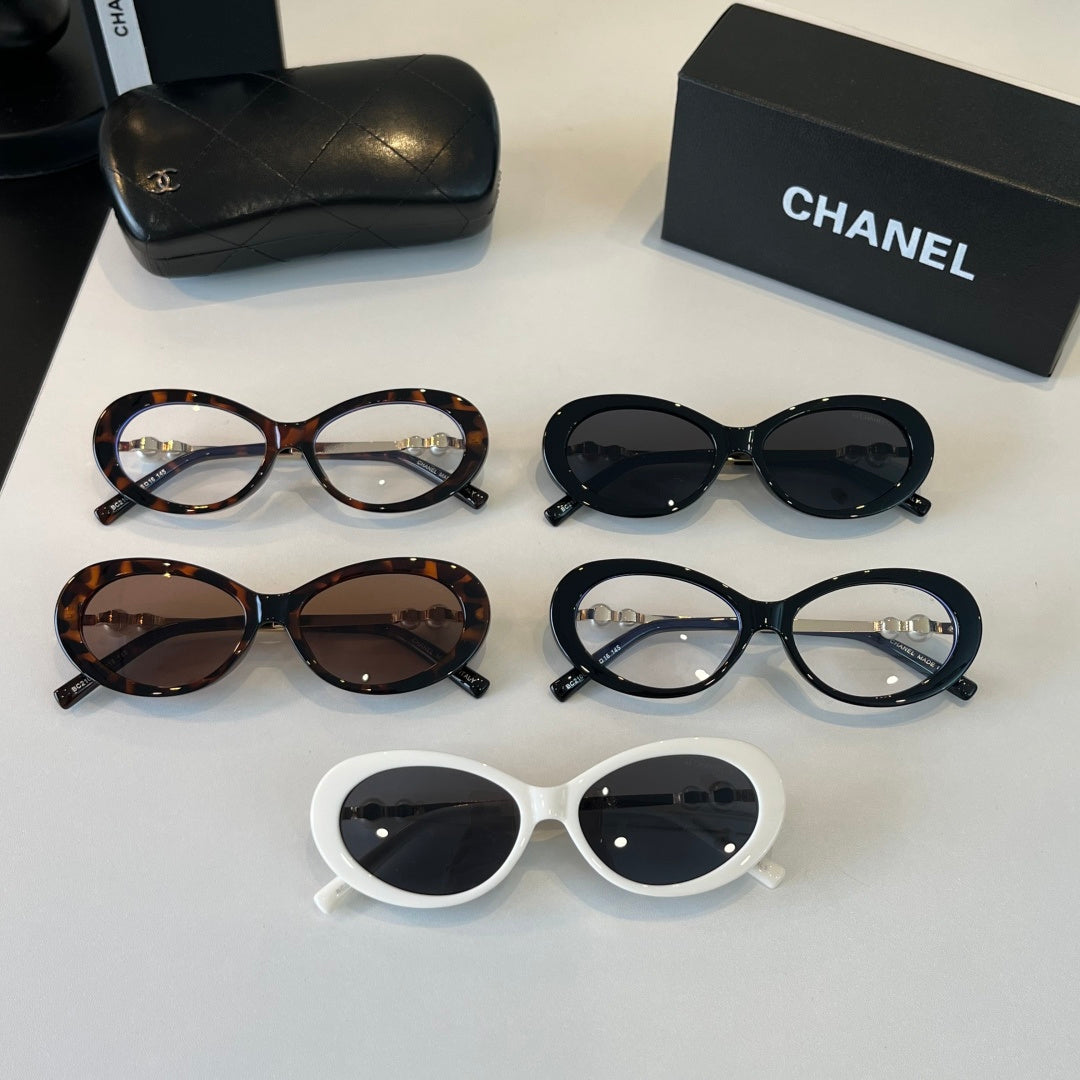 Chanel Cat-Eye Black Lens Sunglasses for Men & Women - 431524 - detail image 11
