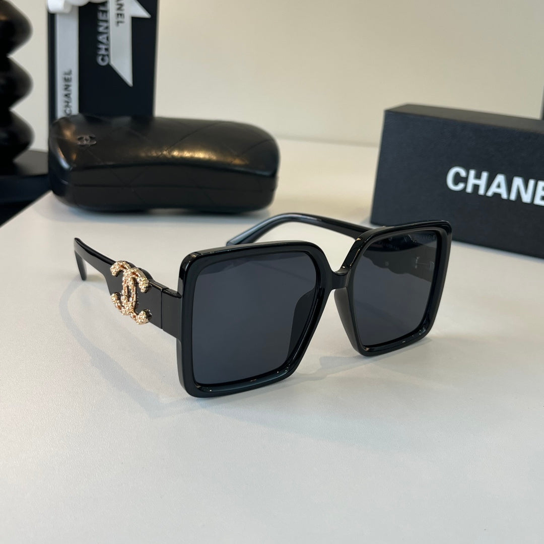Chanel Fashion Black Lens Sunglasses for Men & Women - 431525