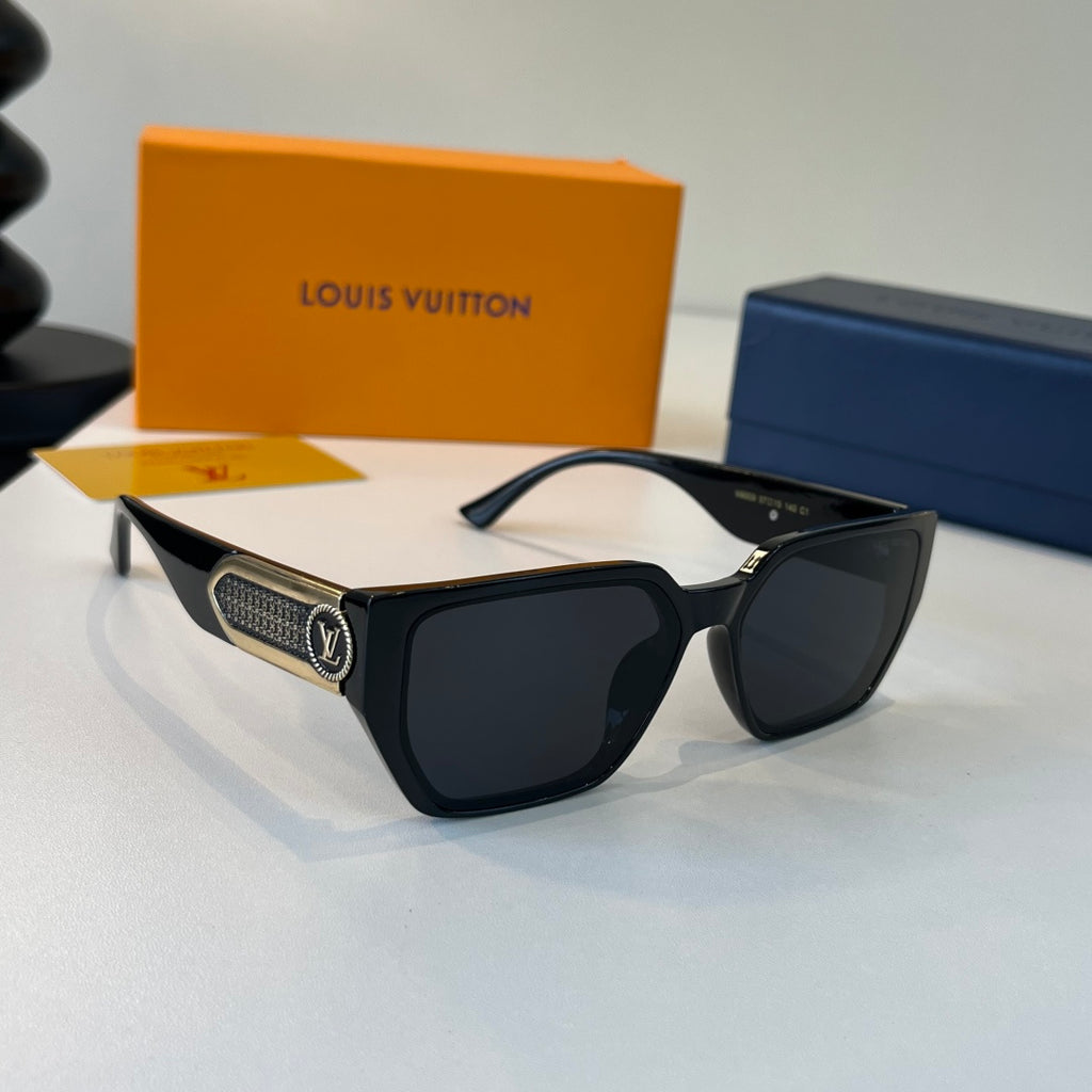 Louis Vuitton Fashion Black Lens Sunglasses for Men & Women - 493164