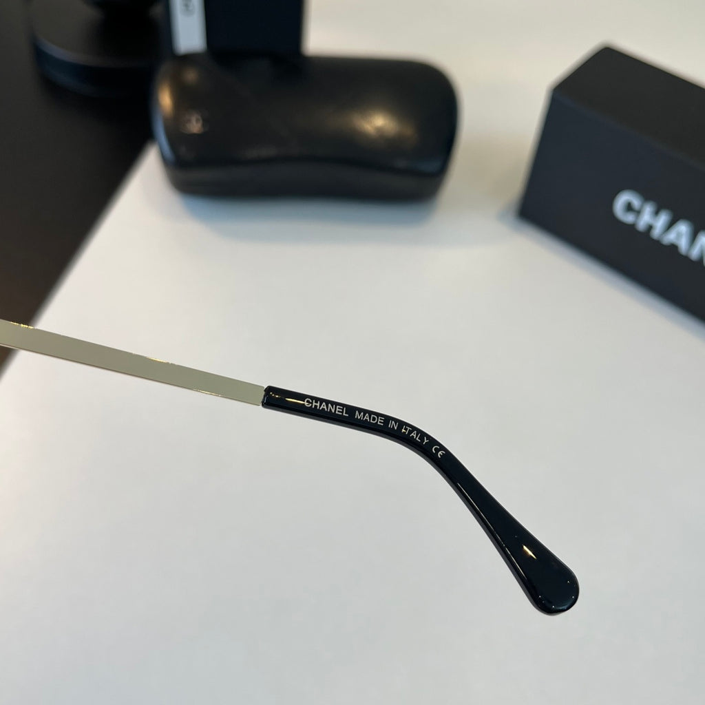 Chanel Metal Fashion Silver Lens Sunglasses for Men & Women - detail image 10