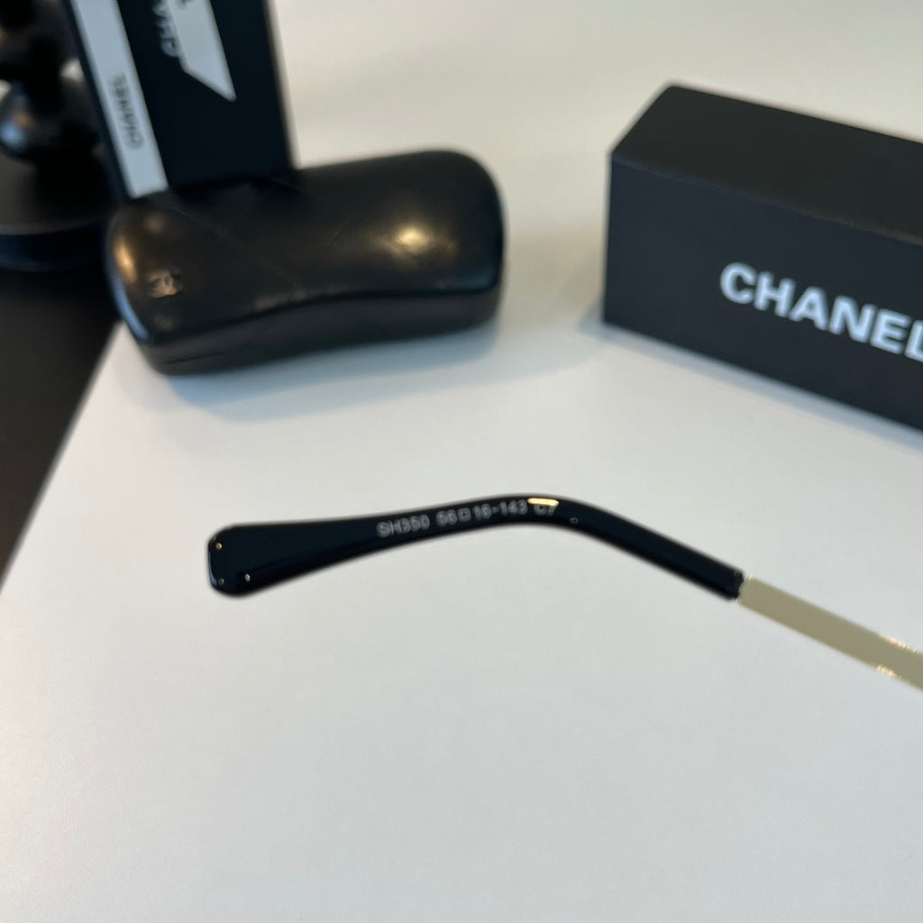 Chanel Metal Fashion Silver Lens Sunglasses for Men & Women - detail image 9