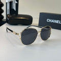 Chanel Metal Fashion Silver Lens Sunglasses for Women - 431527