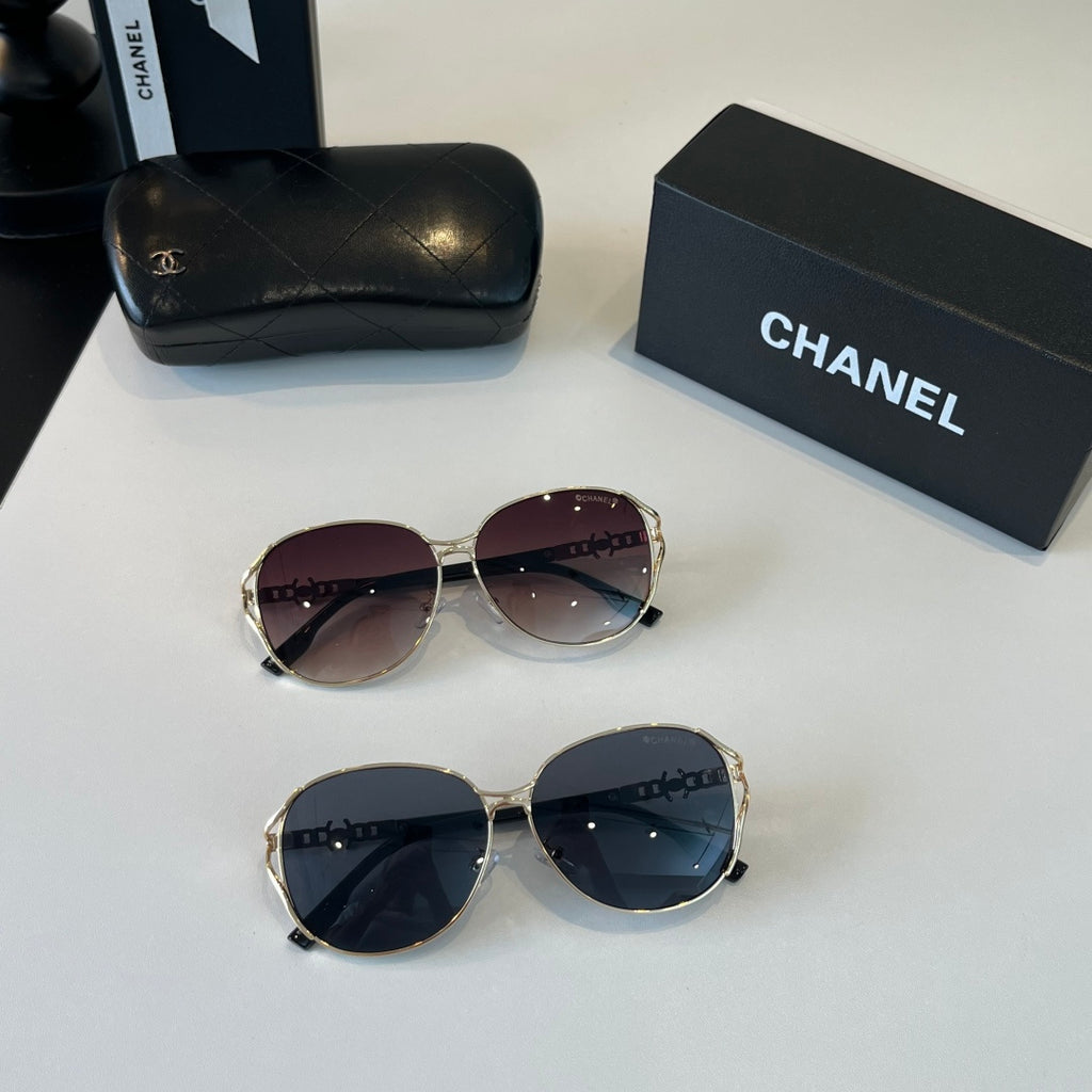Chanel Metal Fashion Silver Lens Sunglasses for Women - 431527 - detail image 10