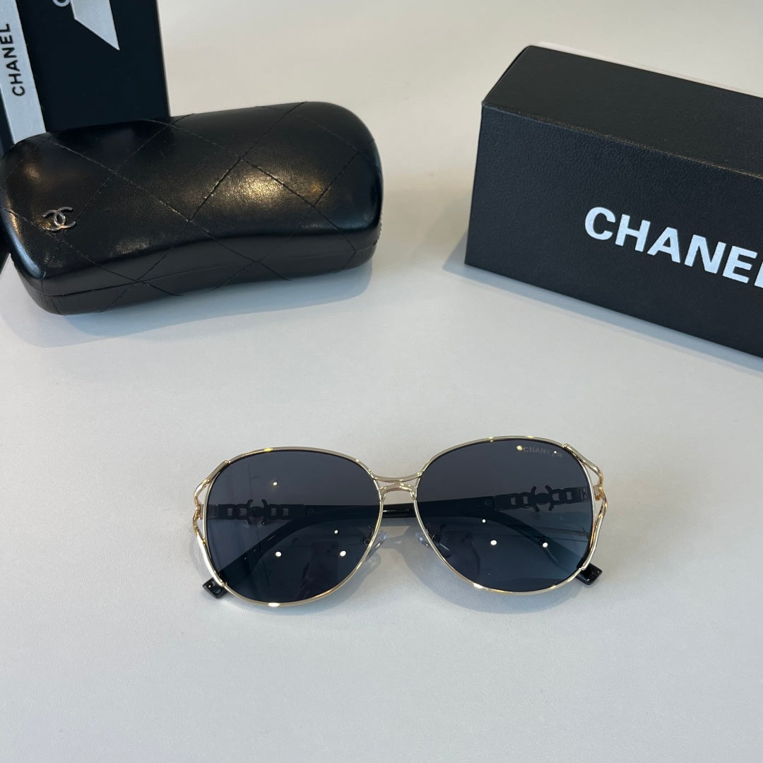 Chanel Metal Fashion Silver Lens Sunglasses for Women - 431527 - detail image 5