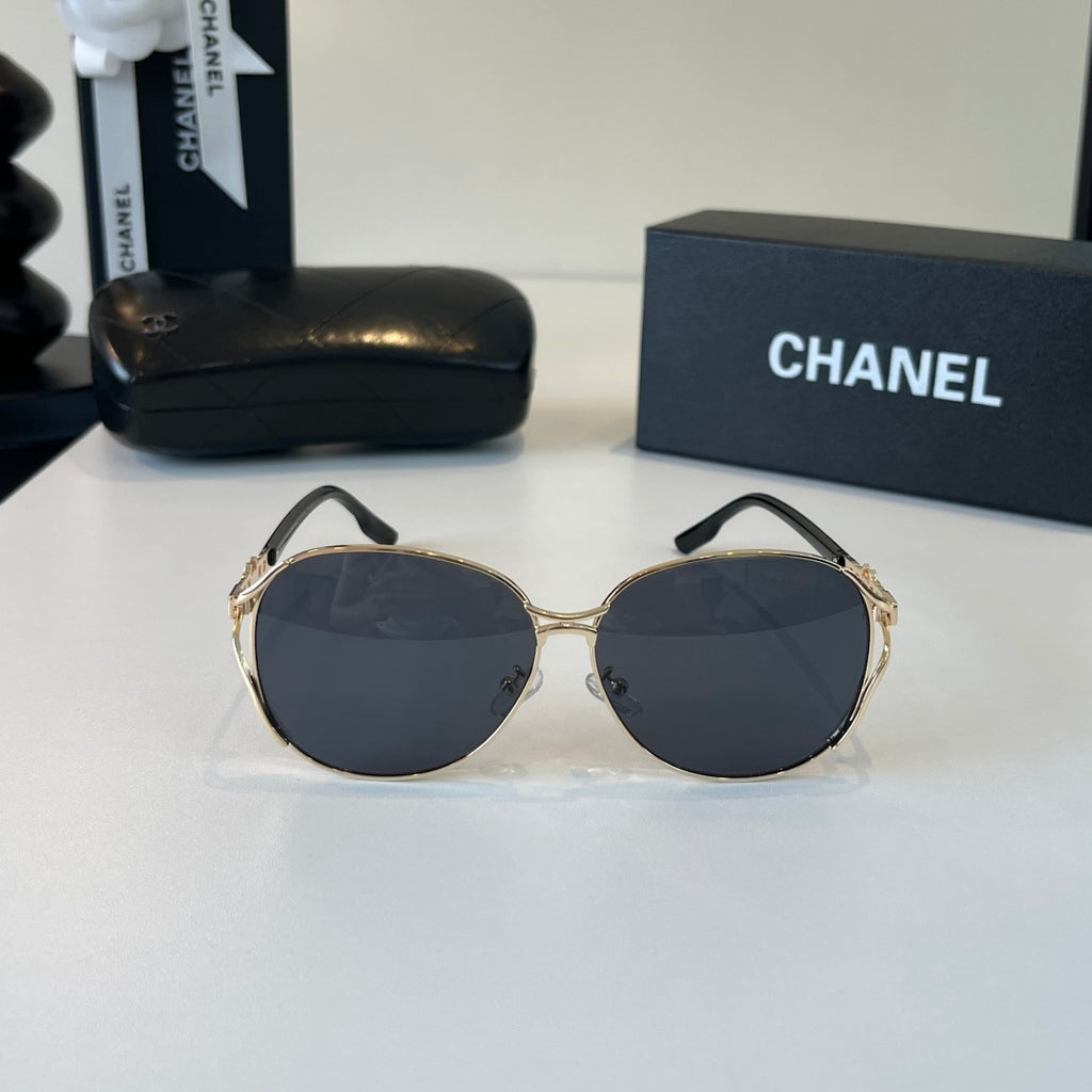 Chanel Metal Fashion Silver Lens Sunglasses for Women - 431527 - detail image 2