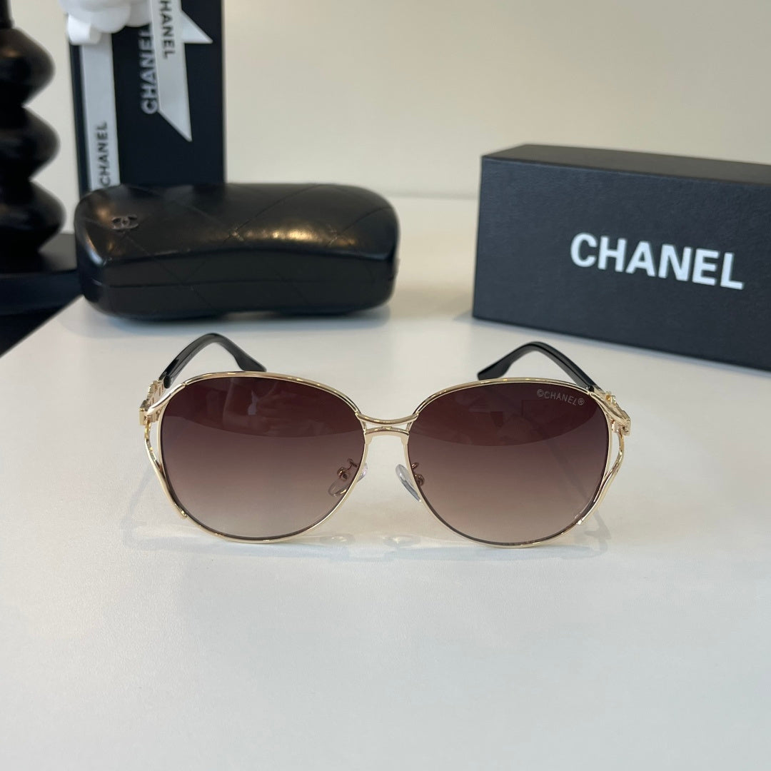 Chanel Metal Fashion Silver Lens Sunglasses for Women - 431528 - detail image 2