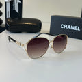 Chanel Metal Fashion Silver Lens Sunglasses for Women - 431528