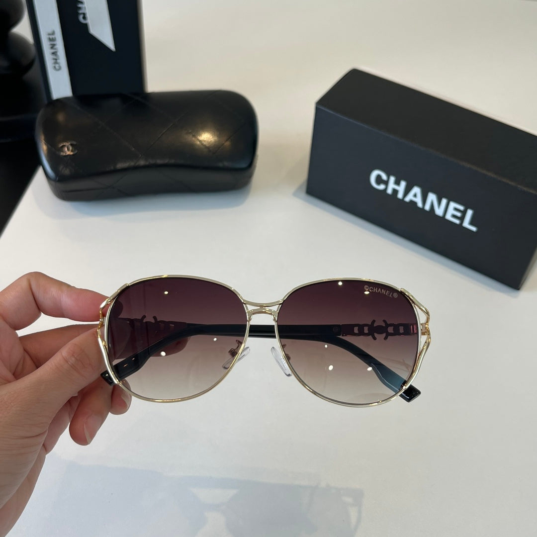 Chanel Metal Fashion Silver Lens Sunglasses for Women - 431528 - detail image 5